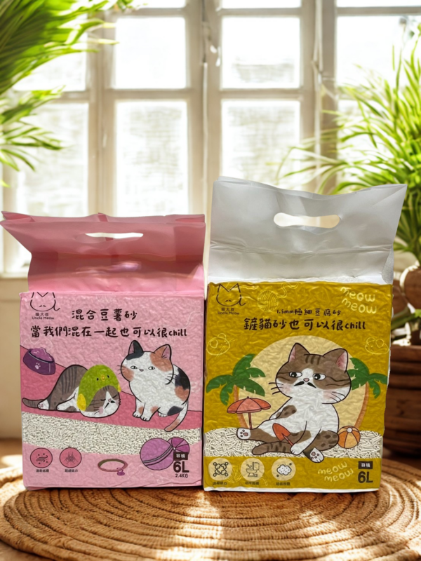 喵大叔豆腐砂及混合砂2.4kg各一包(超商取貨兩件組) 折價卷輸入:p9wsj3xv享超商2包免運