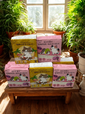 喵大叔1.5mm極細豆腐砂及混合豆薯砂2.4kg各4包